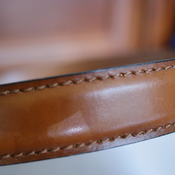 Made in Italy Leather Belt - Picture 2 of 5
